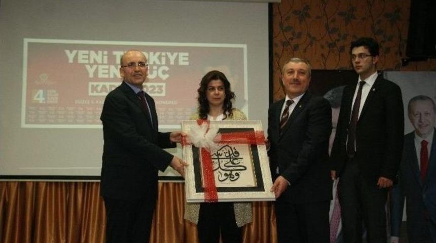 Bakan Şimşek D&uuml;zce&rsquo;de