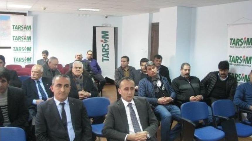 Tarsim Kale&rsquo;de &Uuml;reticileri Bilgilendirdi