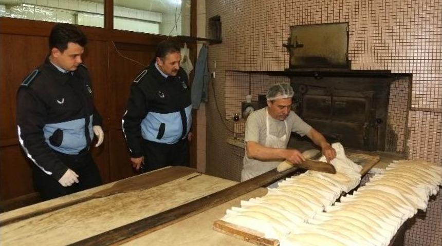 B&uuml;y&uuml;kşehir Zabıtasından Fırınlara Sıkı Denetim