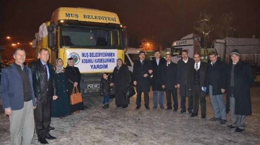 Muş Belediyesi&rsquo;nden Kobani&rsquo;ye Yardım