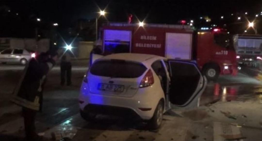 Bilecik&rsquo;te Trafik Kazası, 3 Yaraldı