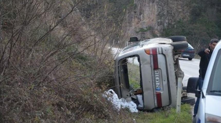 Fatsa&rsquo;da Trafik Kazası: 2 Yaralı