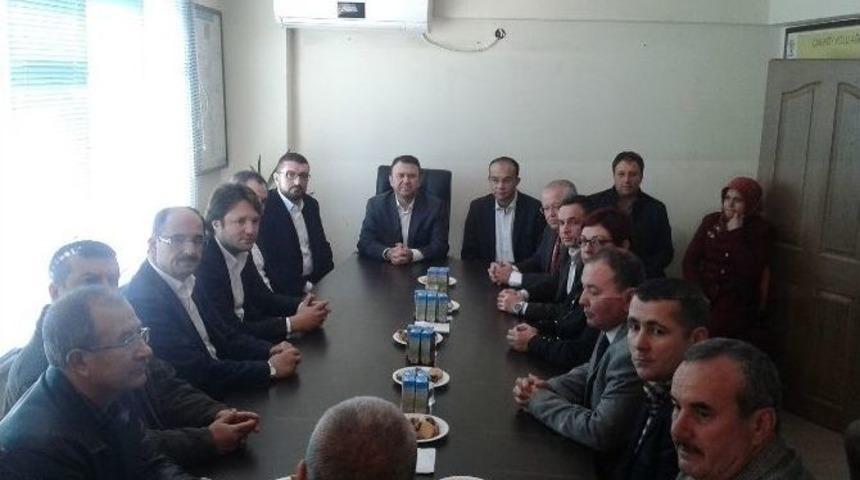 Ak Parti &Ccedil;anakkale İl Başkanından İl&ccedil;e Ziyaretleri