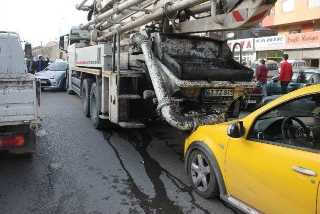 Ereğli’de Zincirleme Kaza: 1 Yaralı