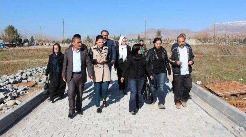 Silopi Belediyesi Eşbaşkanları Esmer Ve Aydemir &Ccedil;alışmaları Denetledi