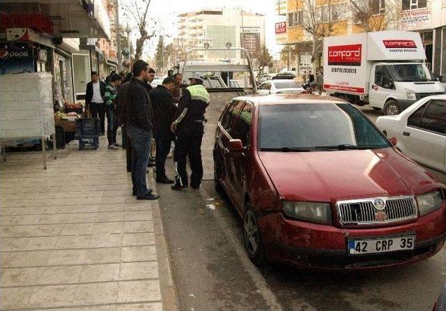 Otomobil İş Yerine Girdi