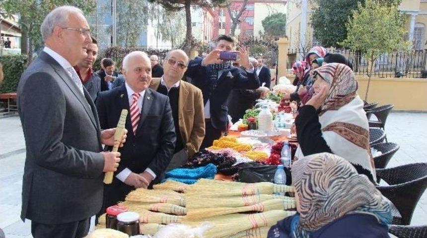 Başkan Yılmaz&rsquo;dan &Uuml;reten Kadınlara Ziyaret