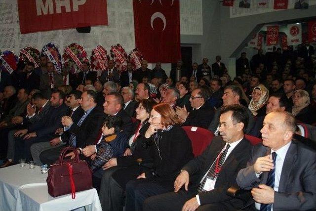 Mhp Genel Başkan Yardımcısı Kaya, Kars’ta Partisinin İl Başkanlığı Kongresine Katıldı