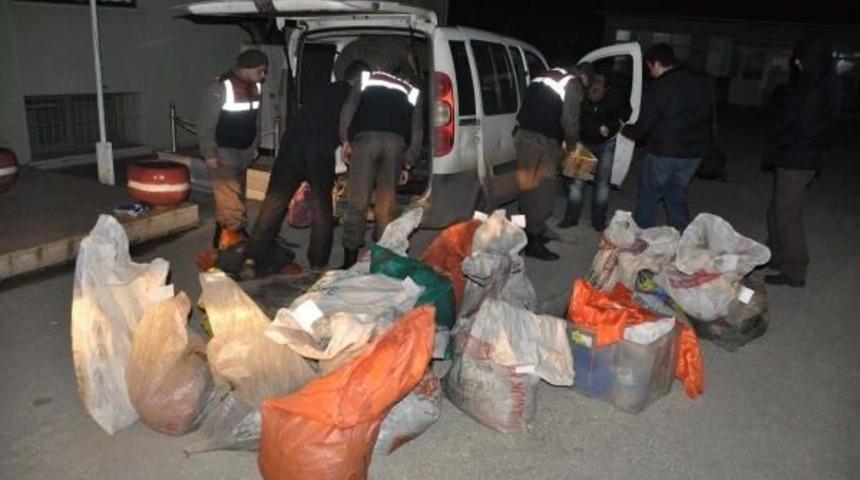 Keşan&rsquo;Da 1 Ton Ka&ccedil;ak Et Ele Ge&ccedil;irildi