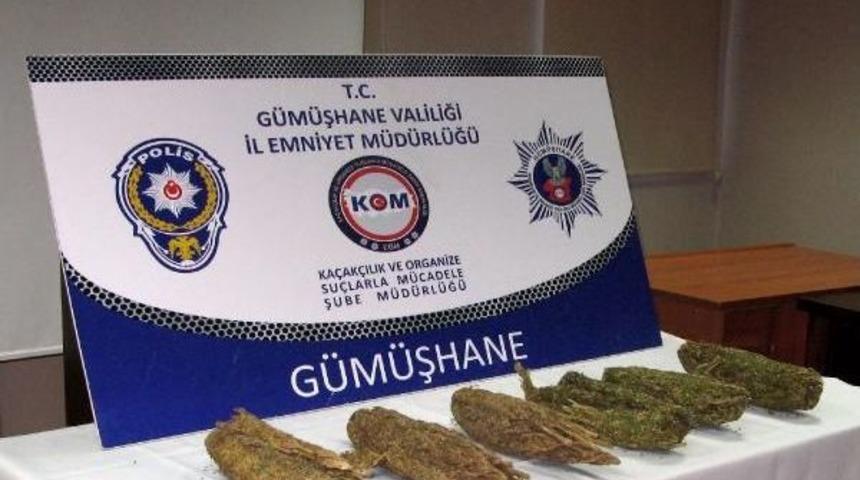 G&uuml;m&uuml;şhane&rsquo;De 2 Kilo 568 Gram Esrar Ele Ge&ccedil;irildi