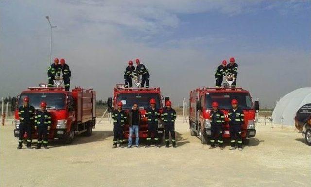 Türkiye’nin En Büyük Çadır Kentinde İtfaiye Birimi Kuruldu