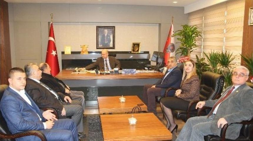Basın Camiasından Emniyet M&uuml;d&uuml;r&uuml; G&uuml;lveren&rsquo;e Hayırlı Olsun Ziyareti
