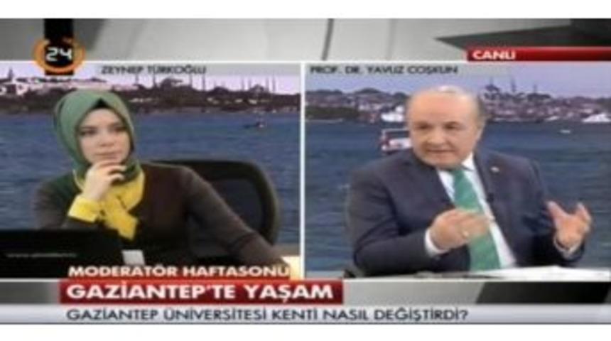Prof.dr. Coşkun, Gaziantep &Uuml;niversitesini Anlattı