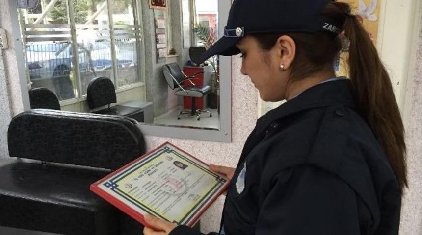 Uşak Zabıtası Berberler Ve Kuaf&ouml;rleri Denetlendi