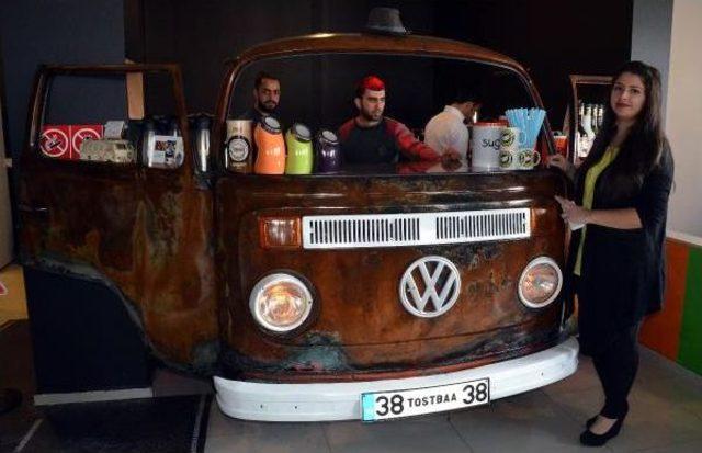 Kayseri'de 'vosvos Kafe' Açıldı