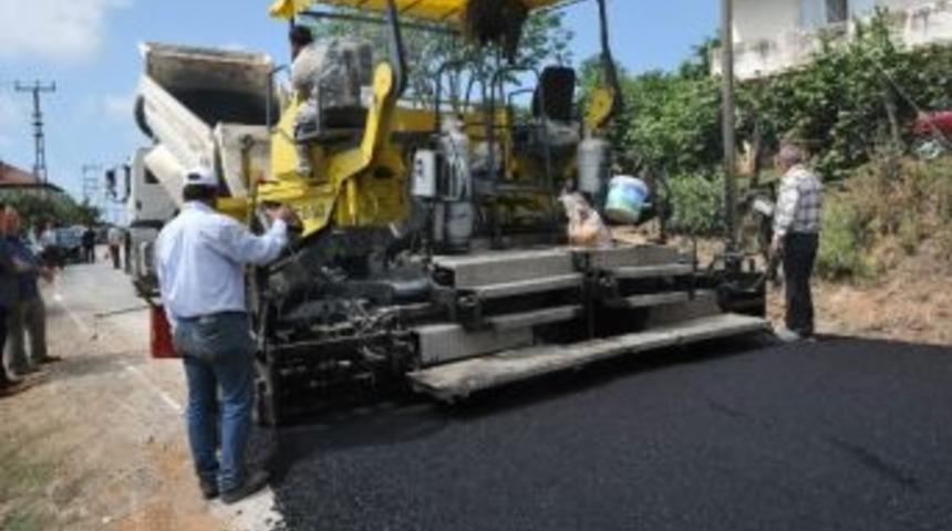 D&uuml;zce İl &Ouml;zel İdaresi 2014 Yılında 84 Km Sıcak Asfalt Yaptı