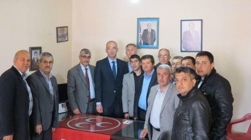 Mhp&rsquo;li Aday Adayı &Ouml;zbayram&rsquo;dan İl&ccedil;e Ziyaretleri