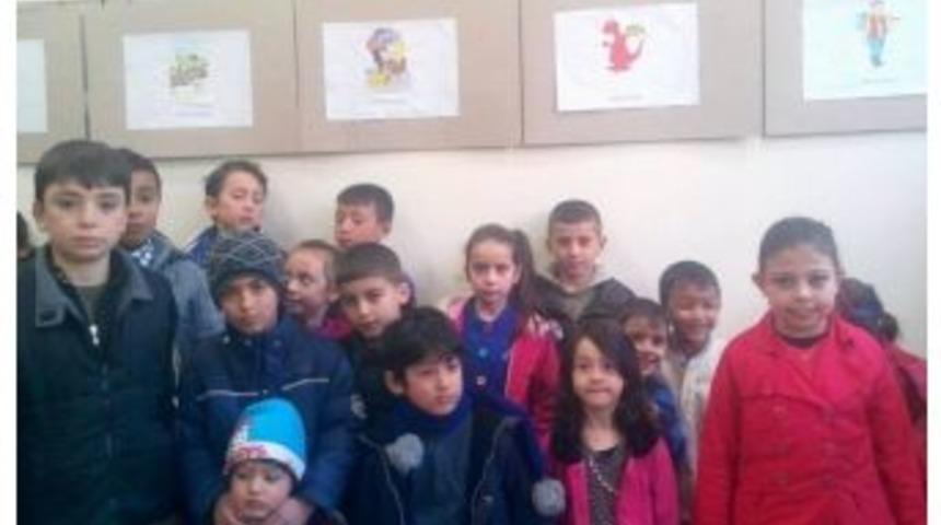 Emirdağlı Minik Ressamlar Eserlerini Segiledi