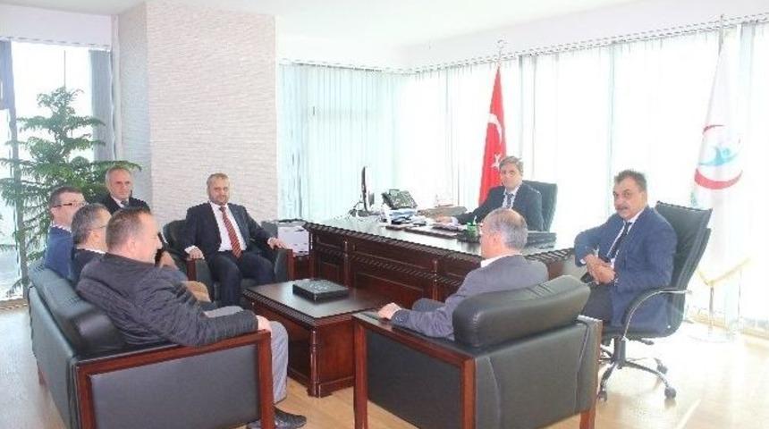 M&uuml;siad Zonguldak, Kamu Hastaneler Birliği Genel Sekreteri G&uuml;n&rsquo;e Başarı Temennisinde Bulundu