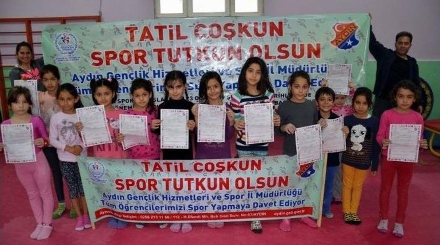 Aydınlı &Ouml;ğrennciler Tatilde Spor Yaptı