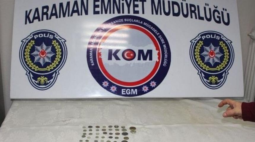 Karaman&rsquo;da Tarihi Eser Operasyonu