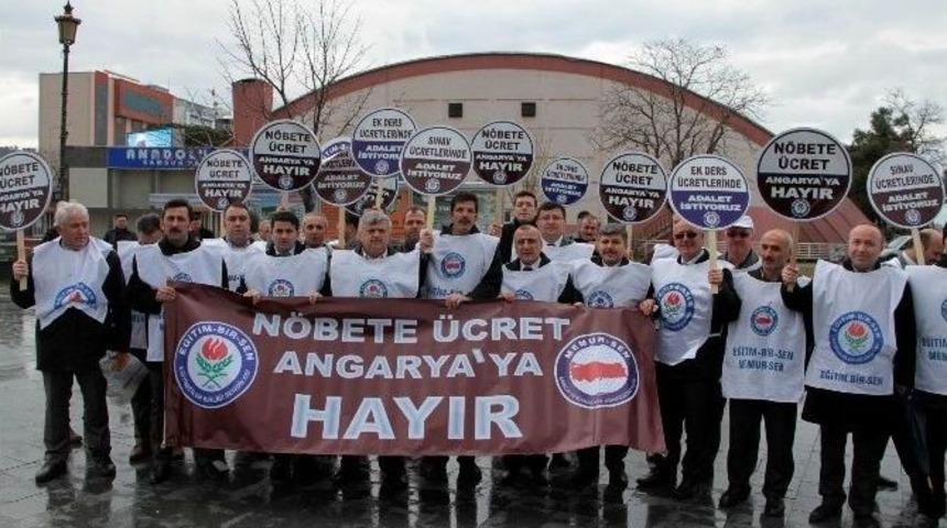 Eğitim Bir-sen&rsquo;den &ldquo;n&ouml;bet&rdquo; Eylemi