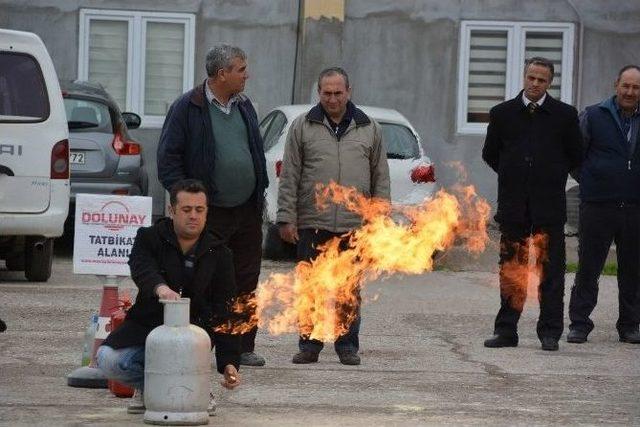 Yunusemre Belediyesi’nde Yangın Tatbikatı