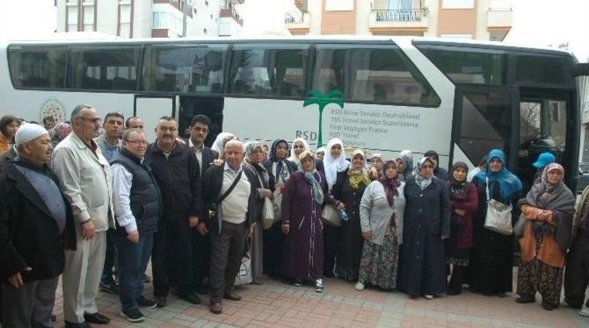 Manavgat&rsquo;tan 45 Kişi Kutsal Topraklara Uğurlandı