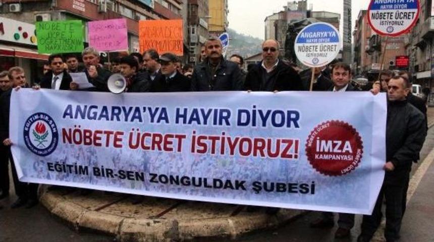 Öğretmenlerden Nöbet Ve Ek Ders Ücreti Tepkisi