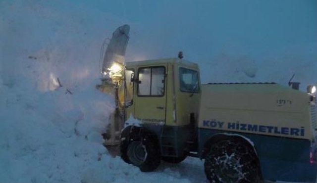 Muş'ta Karayoluna Çığ Düştü; 3 Operatör Kayıp (Fotoğraflar)