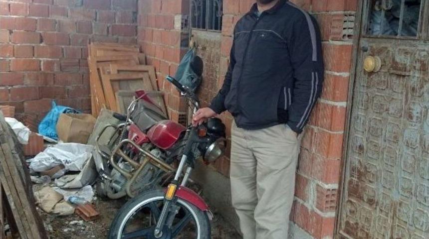 (&ouml;zel Haber) Hurda Motosikletine Trafik Cezası Gelince Şaşkına D&ouml;nd&uuml;
