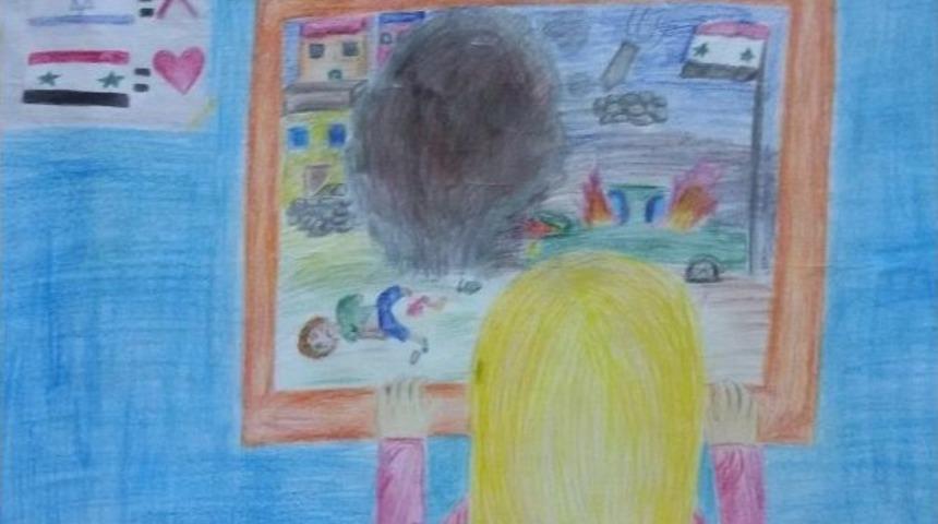 Bilgievi Resim Kul&uuml;b&uuml; &Ouml;ğrencileri &Ouml;d&uuml;llerini Aldı