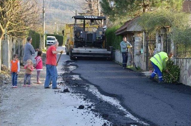 Maşukiye’nin Yolları Asfaltlanıyor