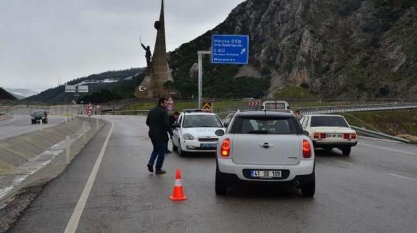 Manisa'da Kar Yağışı Etkili Oldu