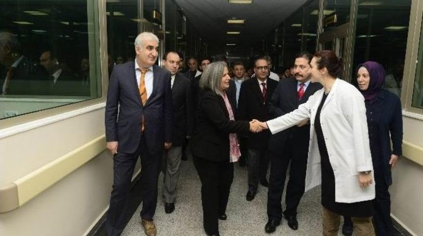 Kışanak&rsquo;tan D&uuml; Hastanelerine Ziyaret