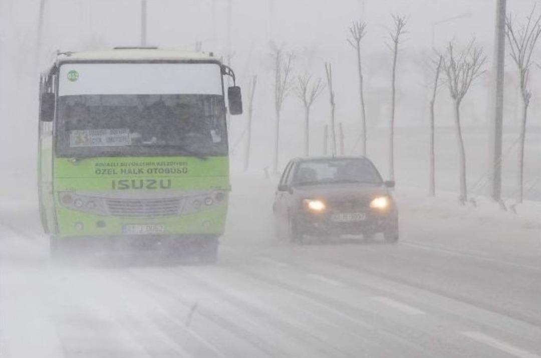 Kocaeli&rsquo;de Kar Etkisini Arttırıyor