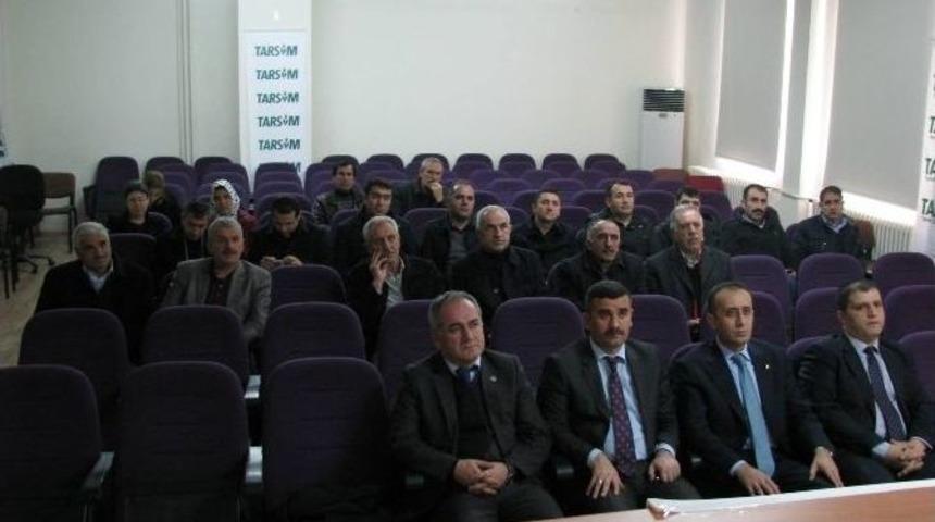 Tarsim Yeşilyurt&rsquo;ta &Uuml;reticileri Bilgilendirdi