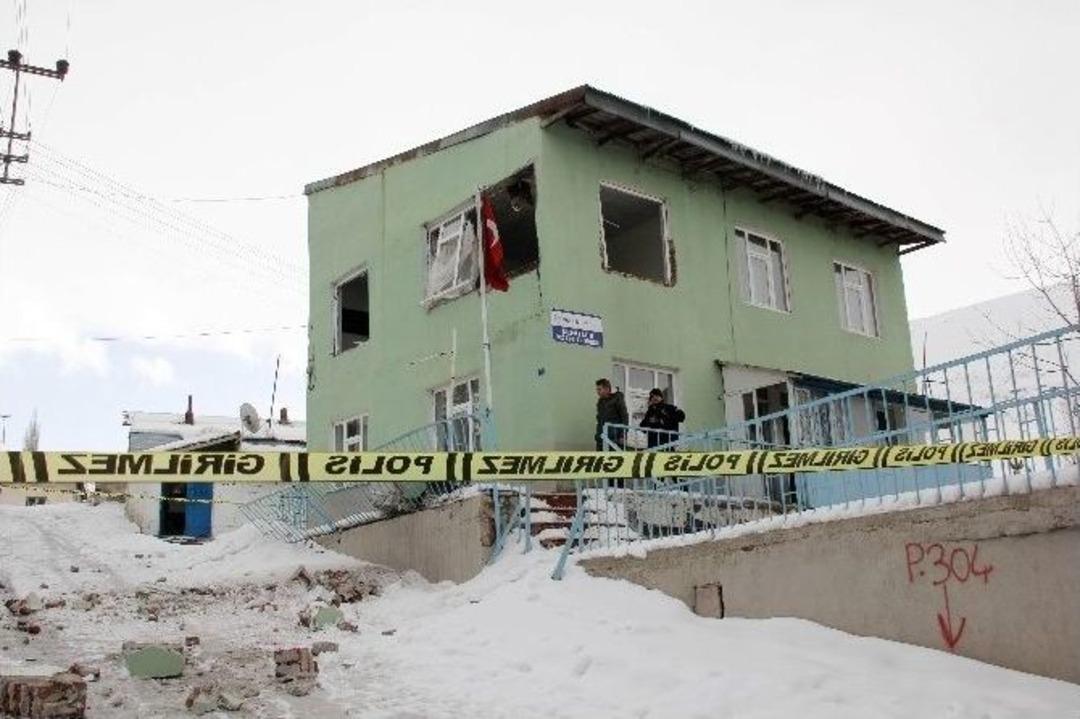 Erzurum&rsquo;da Kalorifer Kazanı Patladı, Facianın Eşiğinden D&ouml;n&uuml;ld&uuml;