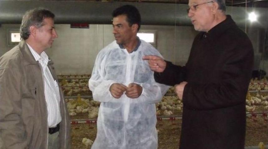 Birlik Başkanı Aktaş&rsquo;tan Tavuk &Uuml;retim &Ccedil;iftliklerine Denetim