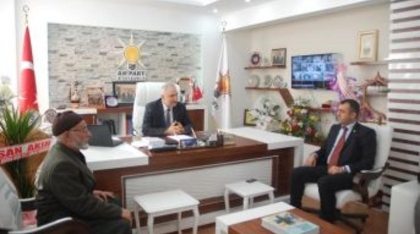 Akın&rsquo;dan Ak Parti İl Başkanı Kahtalı&rsquo;ya Hayırlı Olsun Ziyareti