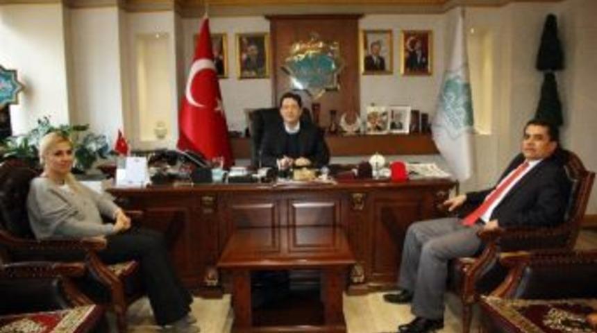 Başkan Yazgı&rsquo;ya Teşekk&uuml;r Ziyareti