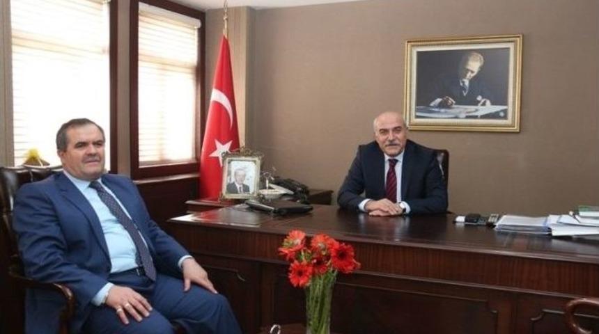 Bedirhanoğlu Ve Akmaz&rsquo;dan Vali İpek&rsquo;e Veda Ziyareti