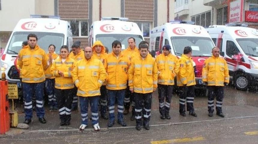 &Ccedil;ankırı&rsquo;ya 7 Yeni Ambulans