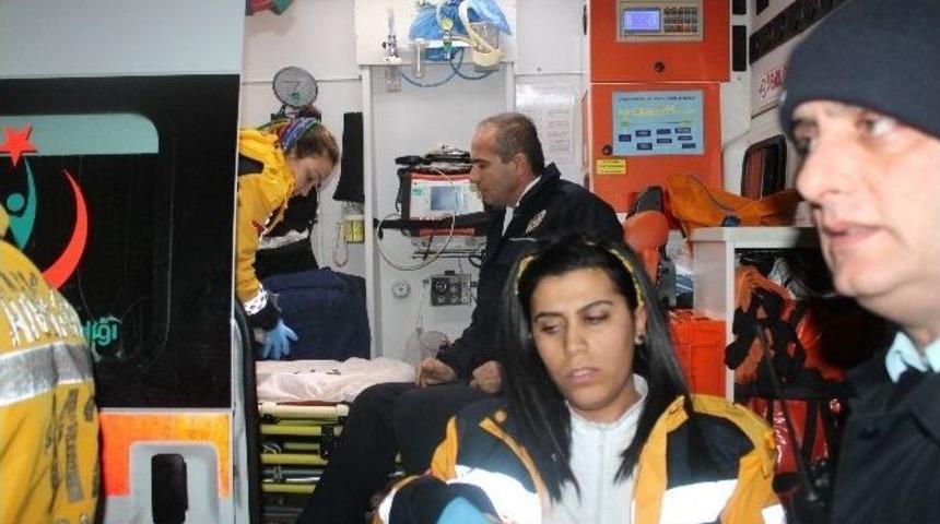 Başkent&rsquo;te Tarafik Kazası, 1 Polis Memuru Yaralandı