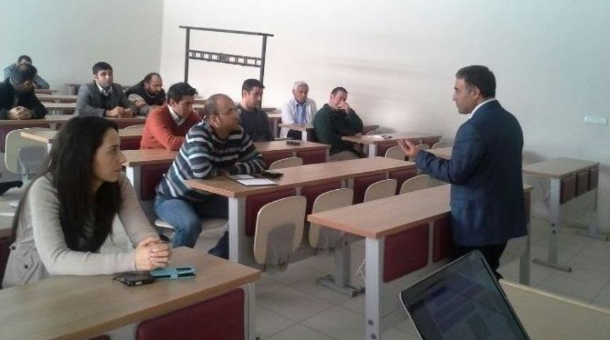 Tercan Myo Personeline Deprem, Yangın Ve Tahliye Egitimi