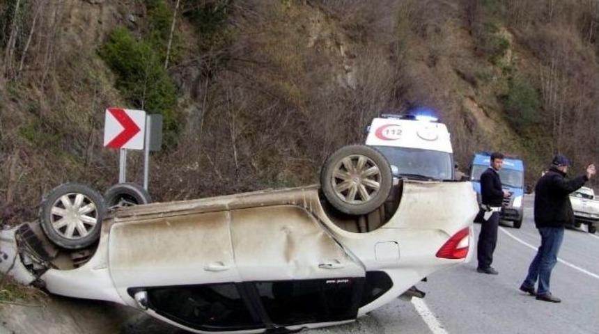 Yola D&ouml;k&uuml;len Mazot Kazaya Sebebiyet Verdi