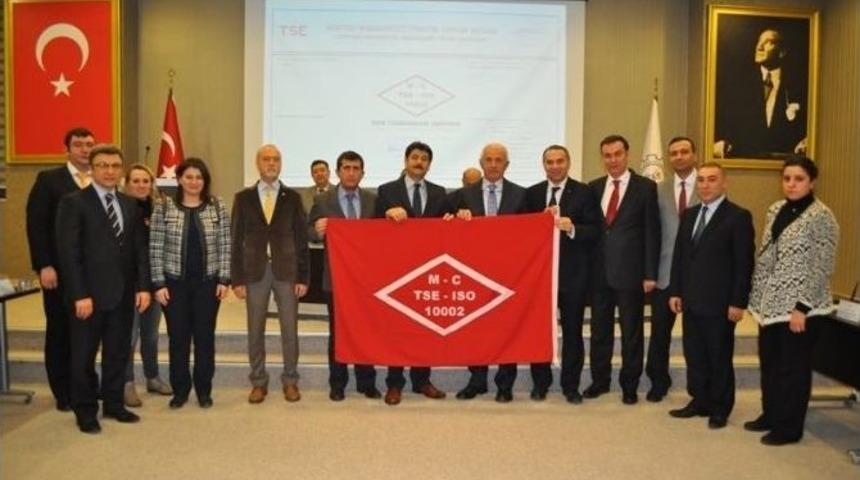 Kutso&rsquo;ya &rsquo;m&uuml;şteri Memnuniyeti&rsquo; Belgesi