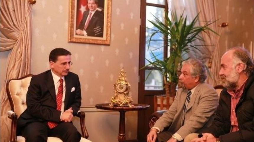 Bm Mukim Koordinat&ouml;r&uuml; Malhotra Vali Topaca&rsquo;yı Ziyaret Etti