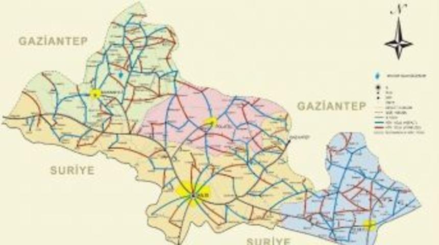 Kilis&rsquo;te G&uuml;ld&uuml;ren, D&uuml;ş&uuml;nd&uuml;ren Mahalle, K&ouml;y Ve Mezra İsimleri