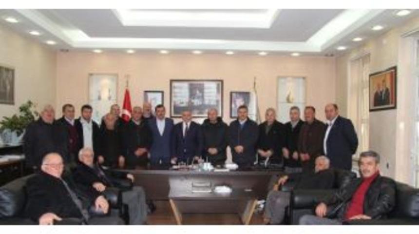 Muhtarlardan Başkan İnci&rsquo;ye Ziyaret